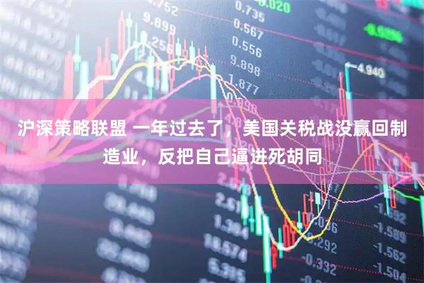 沪深策略联盟 一年过去了，美国关税战没赢回制造业，反把自己逼进死胡同